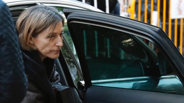 Carme Forcadell a su llegada al Tribunal Supremo (Foto: Efe).