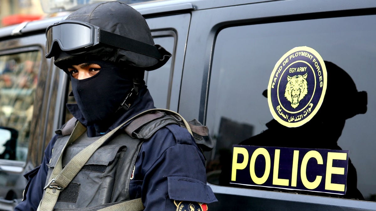 Un policía egipcio en una reciente imagen (Foto: AFP).