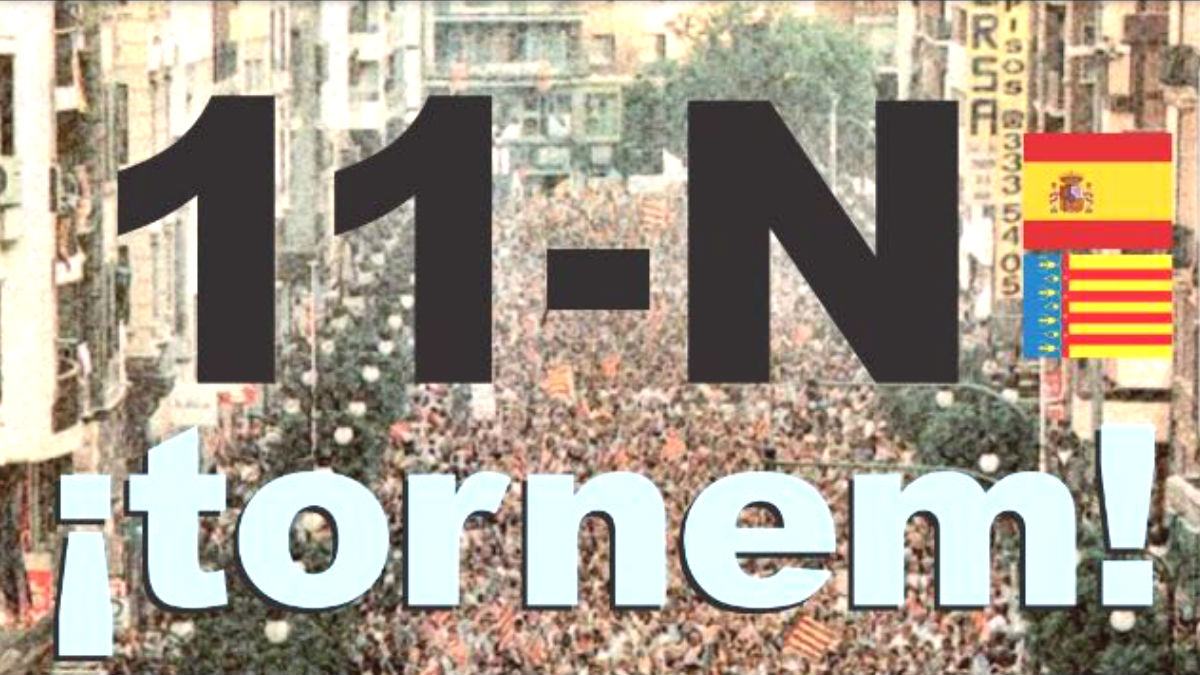 Manifestación en Valencia este sábado 11 de noviembre
