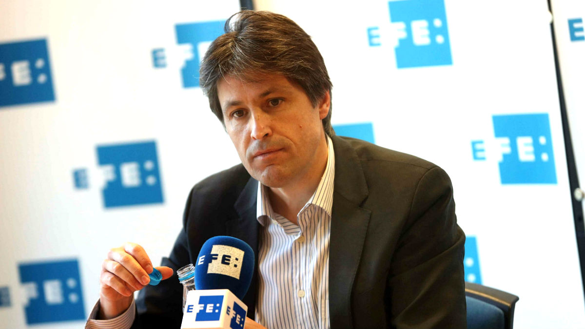 El presidente de Sociedad Civil Catalana, José Rosiñol (Foto: Efe).