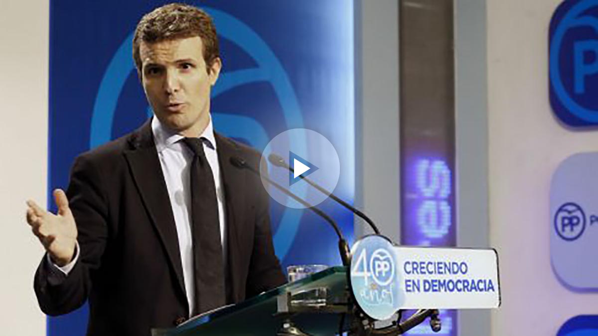 Pablo Casado, vicesecretario de Comunicación del PP (Foto: EFE)