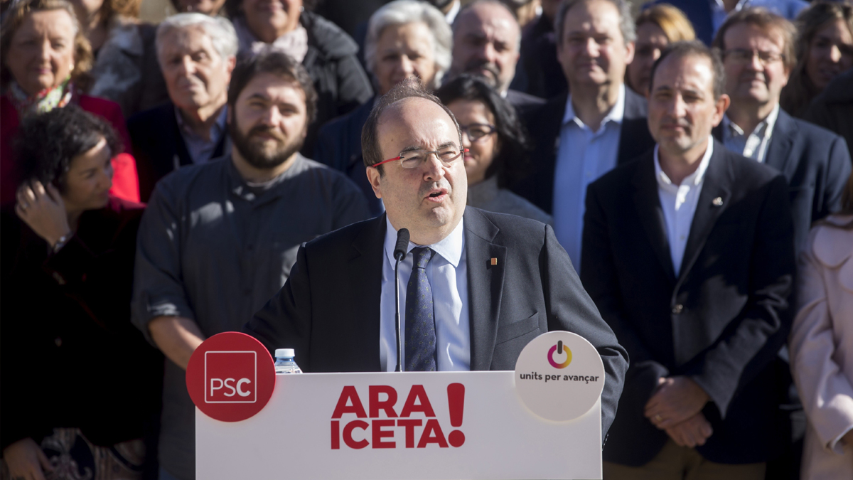 Miquel Iceta, primer secretario del PSC. (Foto: EFE)