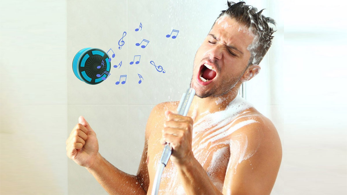 A partir de ahora podrás escuchar tu música y programa favoritos mientras te aseas gracias a estos altavoces y adiós para la ducha