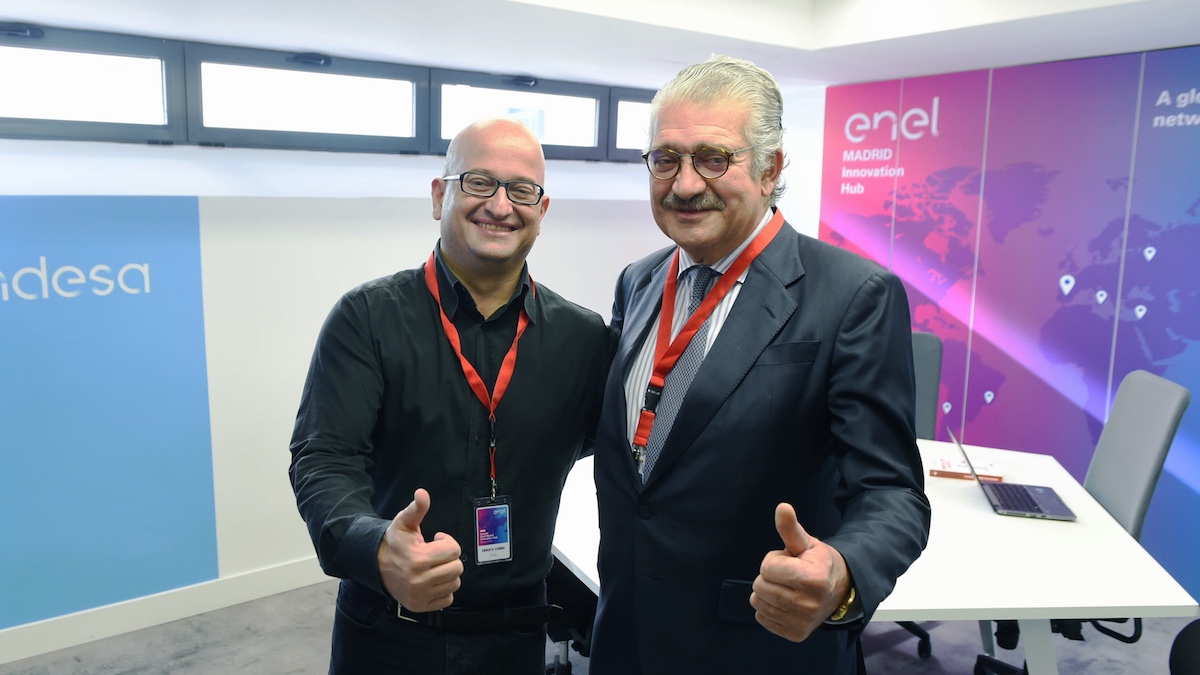 Ernesto Ciorra, director general de innovación y sostenibilidad de Enel José Bogas, consejero delegado de Endesa.