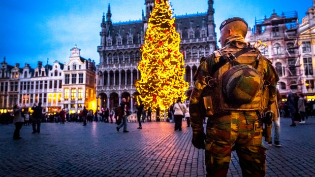 Bruselas Navidad seguridad