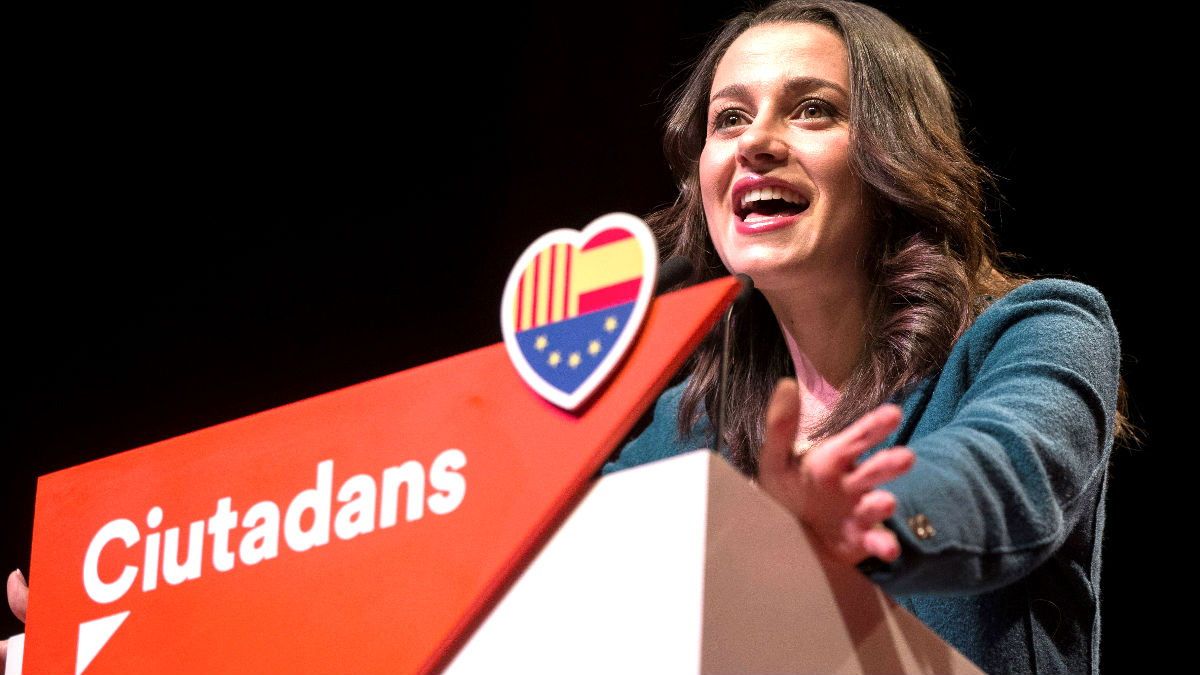 Inés Arrimadas en un acto de Ciudadanos. (Foto: Efe)