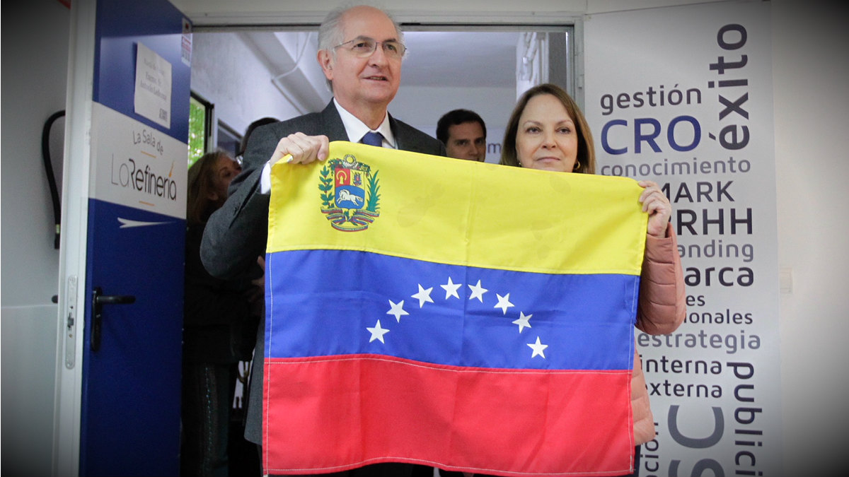 Antonio Ledezma junto a su esposa, Mitzy Capriles en una imagen de archivo (Foto: Francisco Toledo)