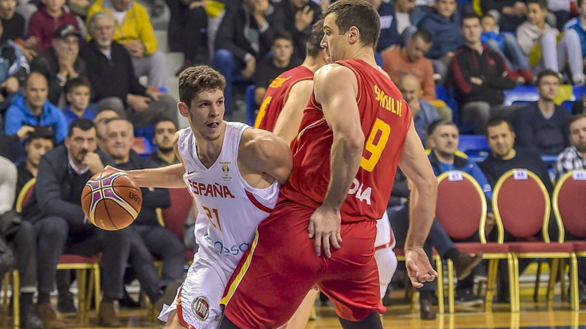España se impuso a Montenegro. (FIBA)