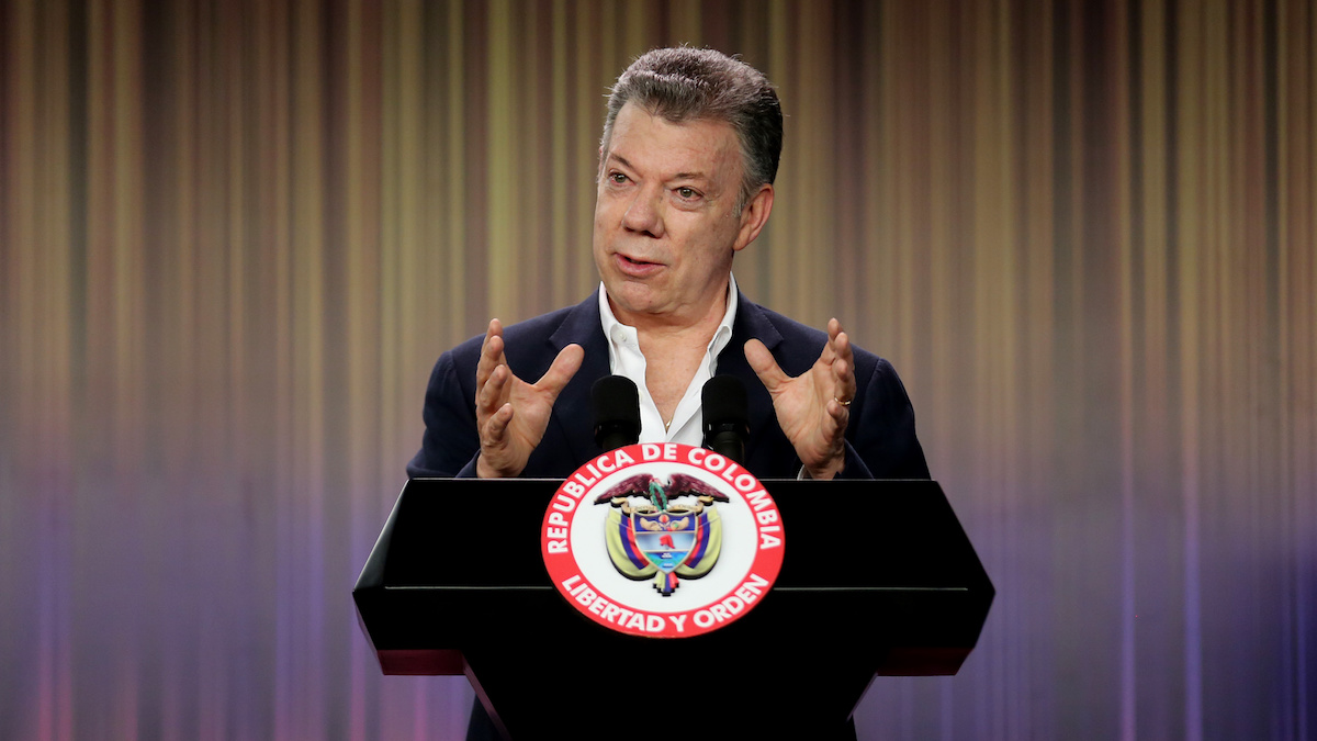 El presidente de Colombia, Juan Manuel Santos. (Foto: EFE)