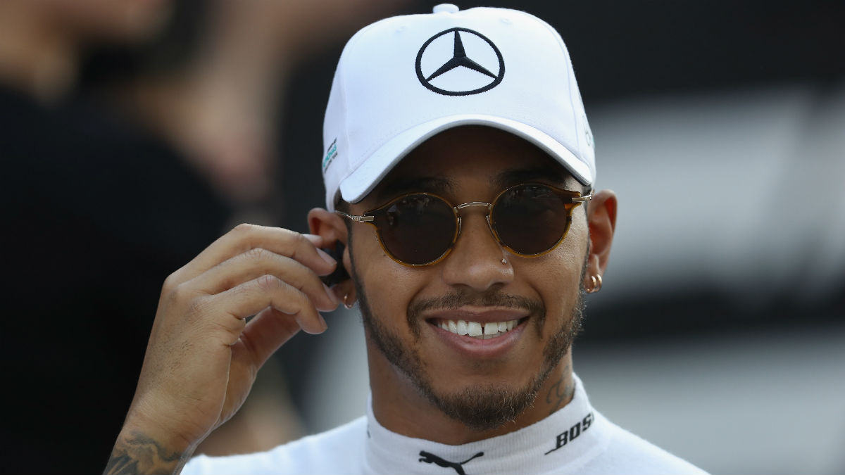 Lewis Hamilton ha criticado duramente el nuevo logotipo de la Fórmula 1, considerando que el anterior era icónico. (Getty)