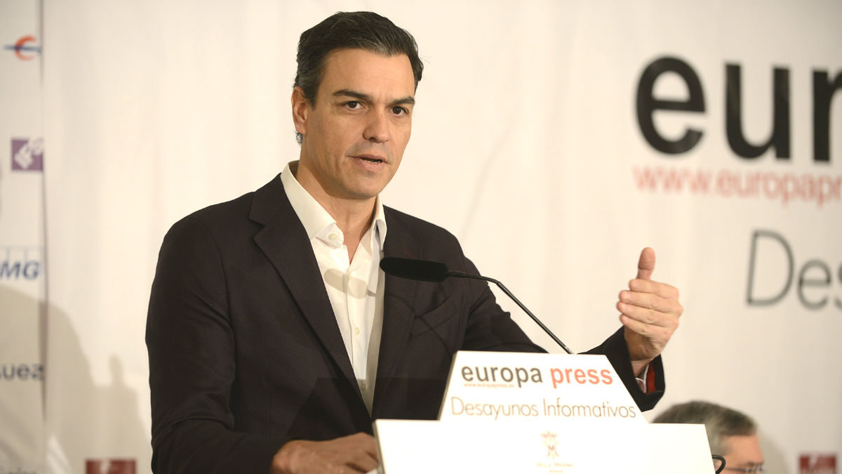 El secretario general del PSOE, Pedro Sánchez (Foto: Europa Press)