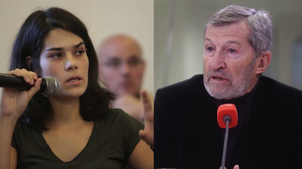 Isabel Serra (anticapitalista) y el ex Jemad Julio Rodríguez (pablismo-errejonismo).