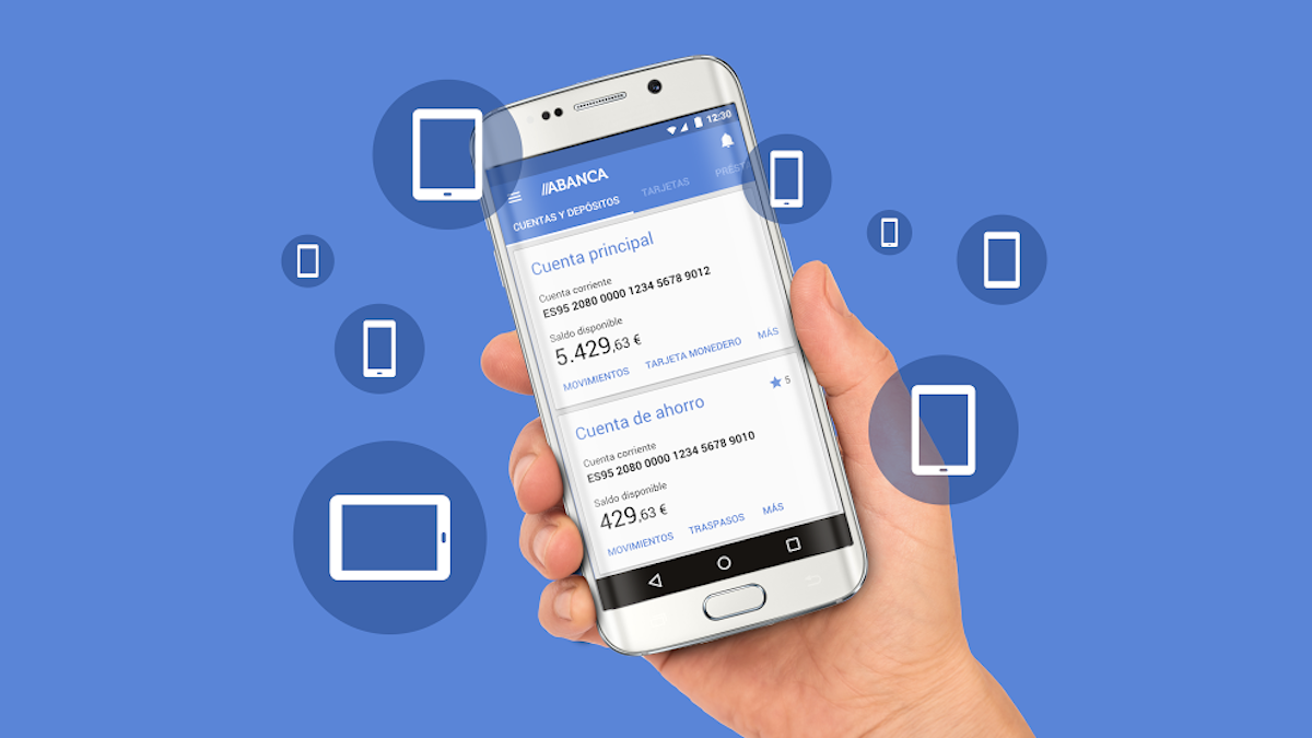 La app de Abanca es una de las más valoradas por los usuarios.