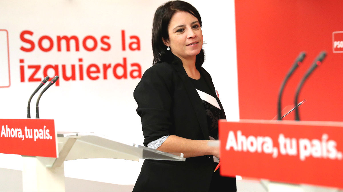 La vicesecretaria general del PSOE, Adriana Lastra (Foto: Efe)