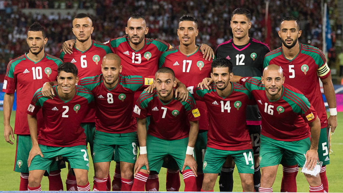 Marruecos durante un partido de clasificación. (Getty)