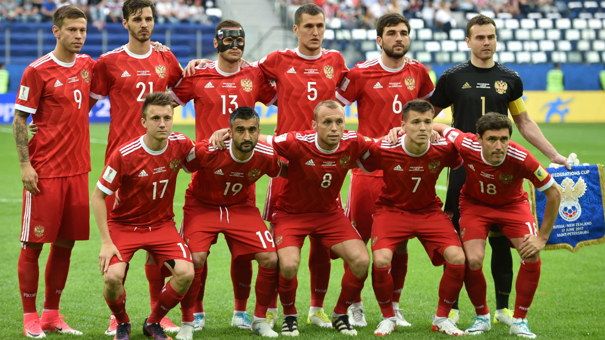 Plantilla de la selección de fútbol de Rusia (AFP)
