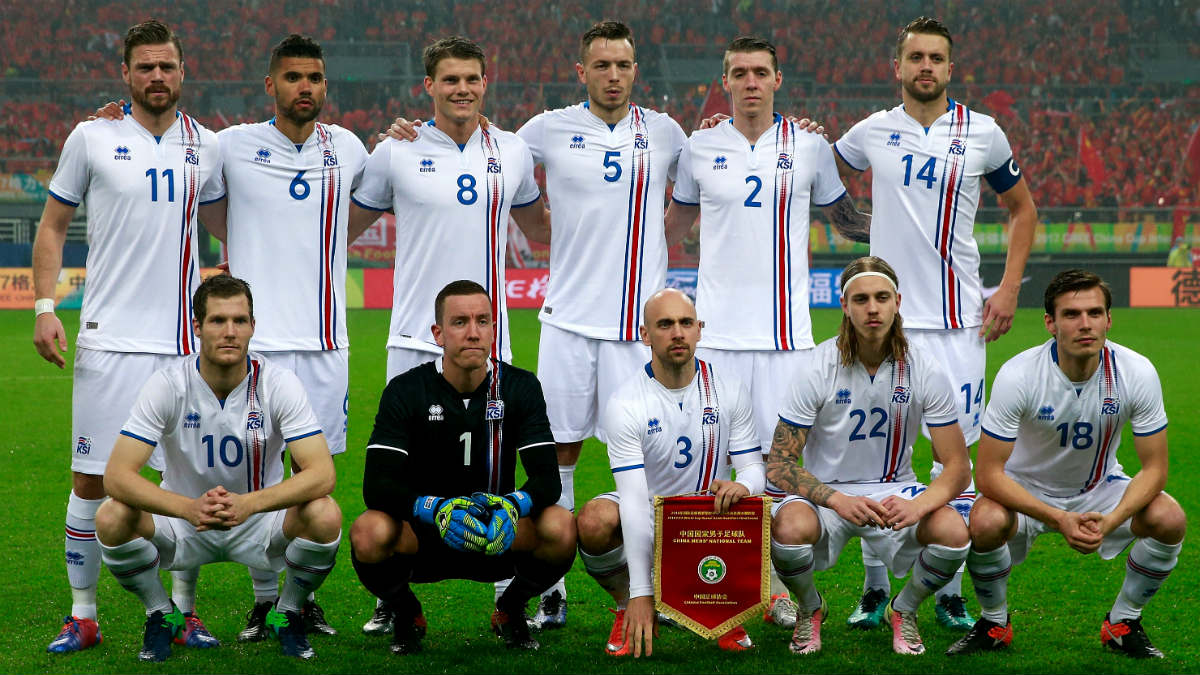 La selección de Islandia de fútbol. (Getty)
