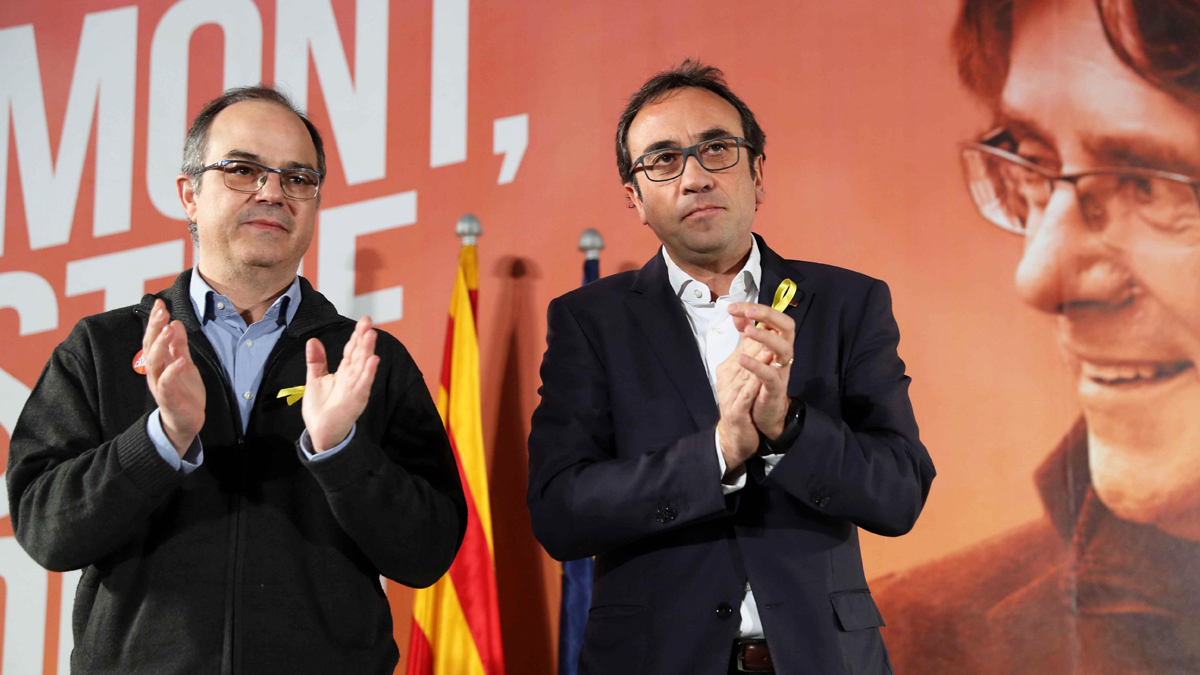 Jordi Turull y Josep Rull. (Foto: EFE)