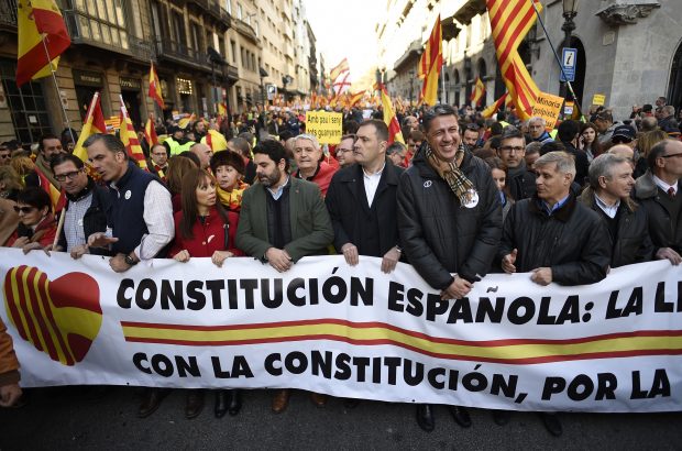Manifestación en Barcelona el 6-D en defensa y homenaje a la Constitución