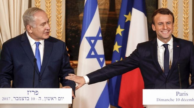 Macron pide a Netanyahu la congelación de los asentamientos como gesto de buena voluntad