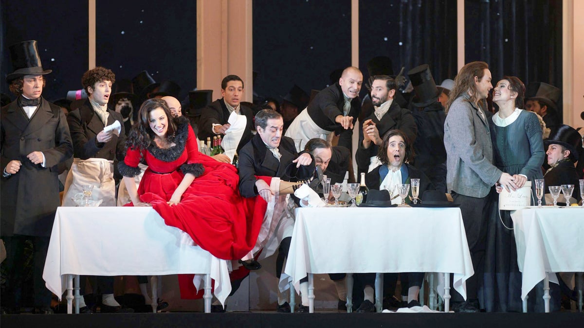 ‘La Bohème’ en el Teatro Real. (Foto: EFE)