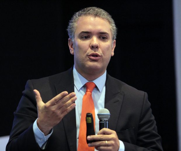 Iván Duque, candidato de Centro Democrático a las presidenciales colombianas.