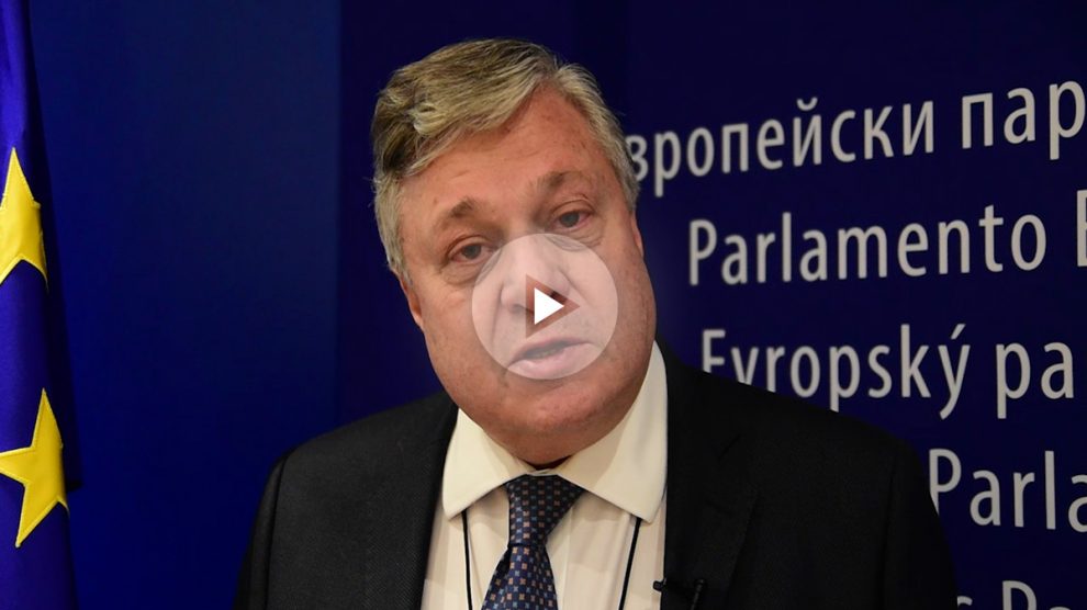 Leopoldo López Gil, en el Parlamento Europeo.
