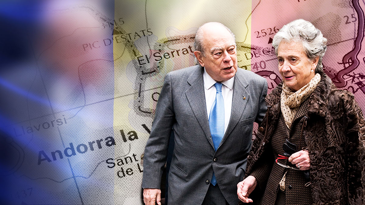 El ex presidente de la Generalitat Jordi Pujol Soley y su mujer, Marta Ferrusola.
