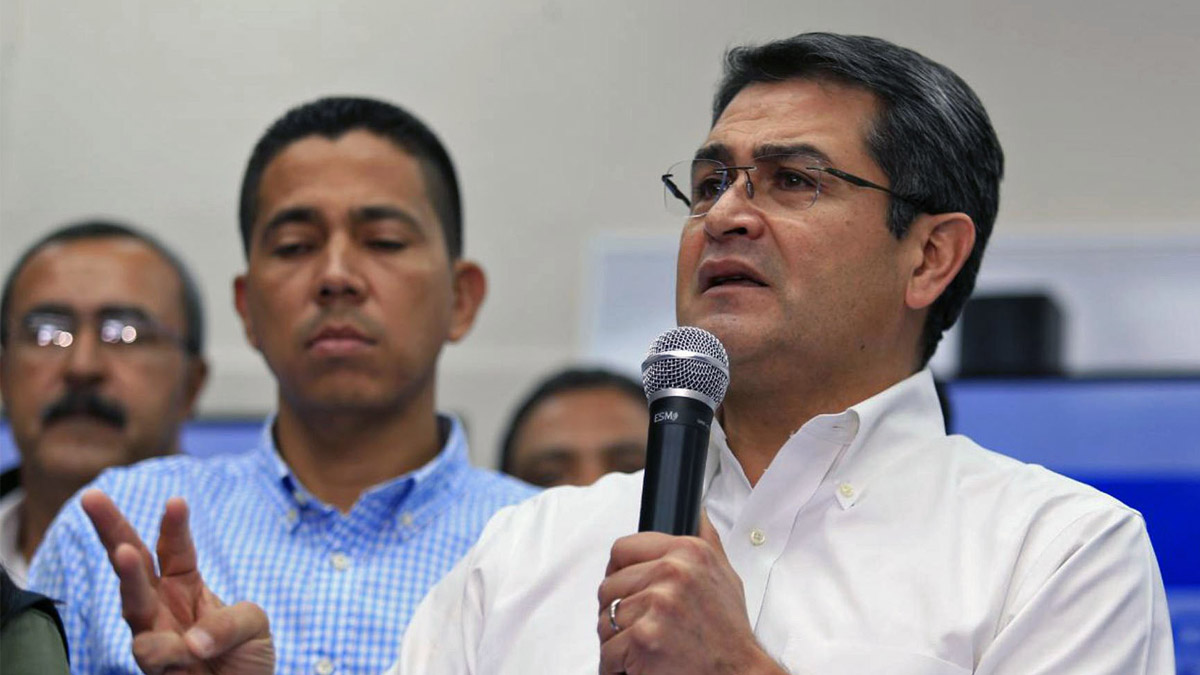 Juan Orlando Hernández, presidente de Honduras (Foto: AFP)