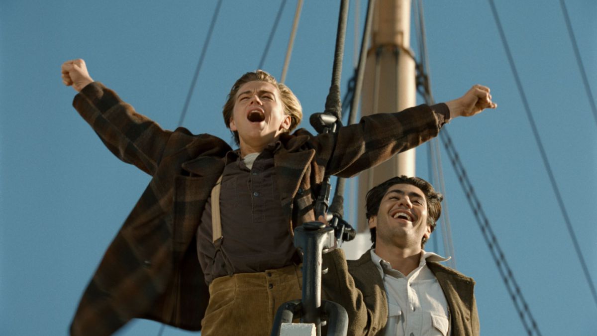 Famosa escena de la película ‘Titanic’, de James Cameron.