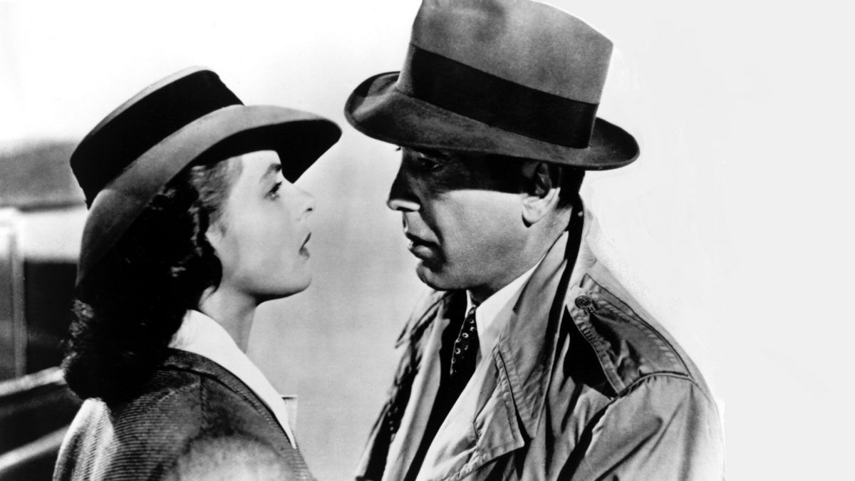 Ingrid Bergman y Humphrey Bogart en Casablanca (Foto. Getty)