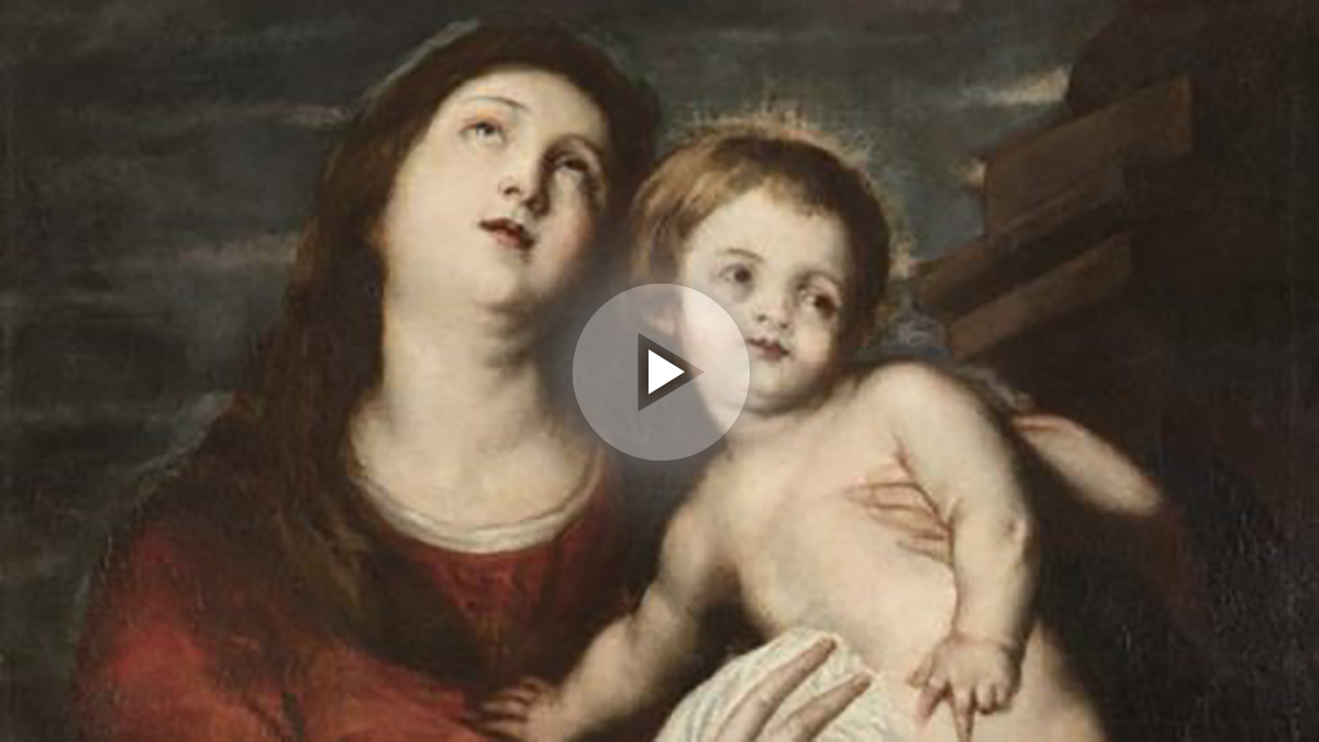 ‘Virgen con el niño’ de Van Dyck encontrado en el museo Cerralbo de Madrid