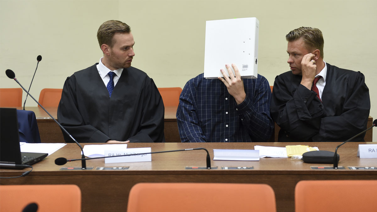 Sascha L durante el juicio (Foto: AFP)