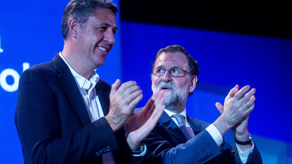 Xavier García Albiol y Mariano Rajoy (Foto: EFE)