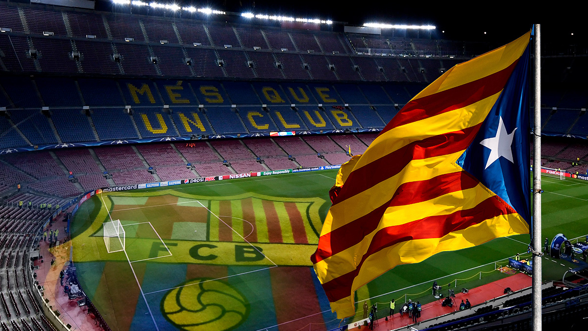 El Camp Nou se ha convertido en un escenario político.
