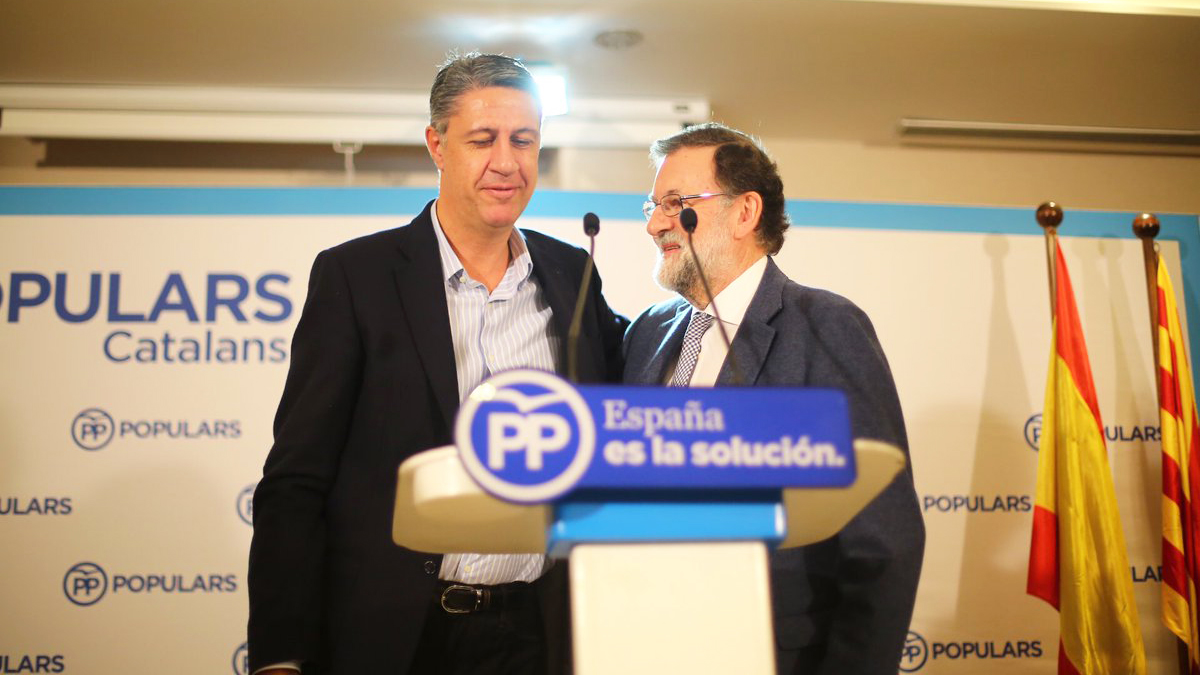 Xavier García Albiol y Mariano Rajoy. (Foto: Twitter)