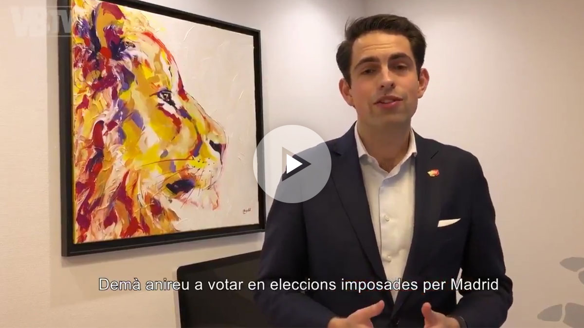 Tom Van Grieken pide el voto para los independentistas.
