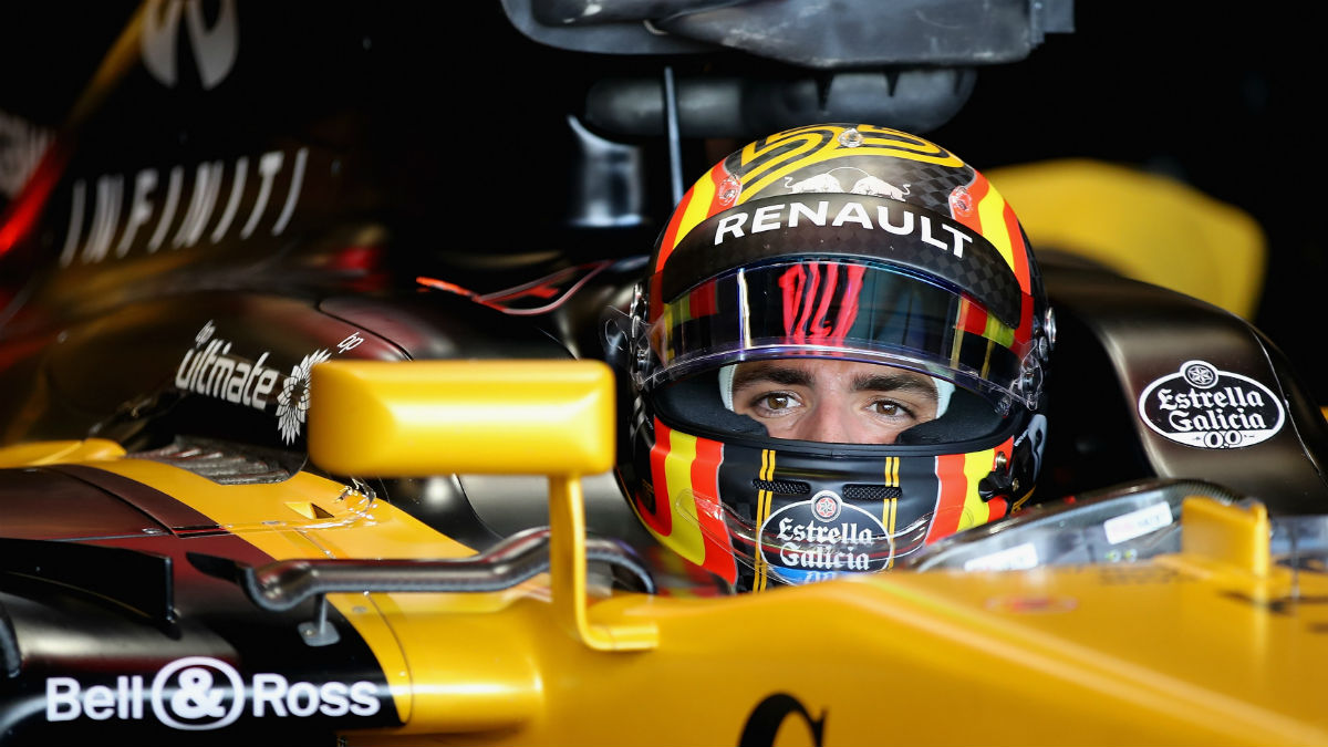 Carlos Sainz es consciente de que el año que viene le espera un reto de altura compartiendo equipo con Nico Hulkenberg. (Getty)