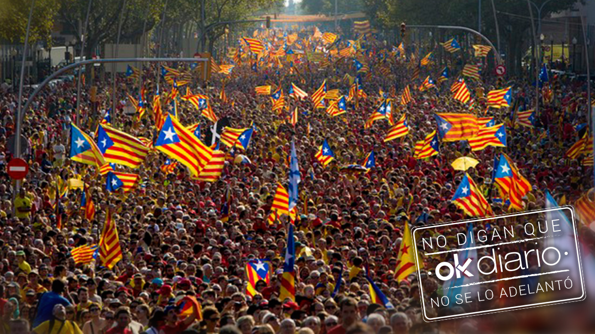 Las diadas se convirtieron en el germen de la movilización y manipulación social, según el informe de la Guardia Civil remitido al Tribunal Supremo.