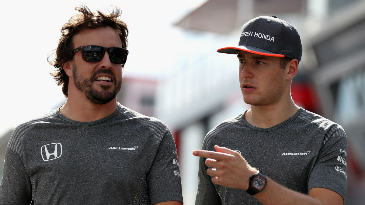 En McLaren se encuentran muy satisfechos con el rendimiento de Stoffel Vandoorne, del que consideran que ya en su temporada de debut se ha acercado mucho a Fernando Alonso en términos de rendimiento. (Getty)