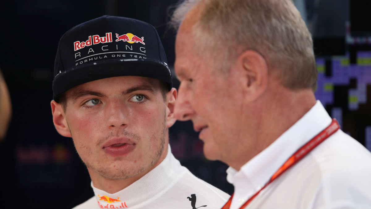 Helmut Marko, asesor deportivo de Red Bull, asegura que Max Verstappen ha renovado por el equipo austriaco, entre otras cosas, por la llegada de Honda a su estructura. (Getty)