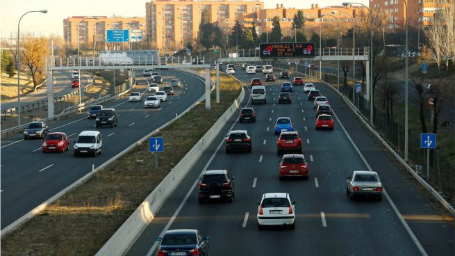 Caos en Madrid: la lluvia y cinco accidentes dificultan el tráfico