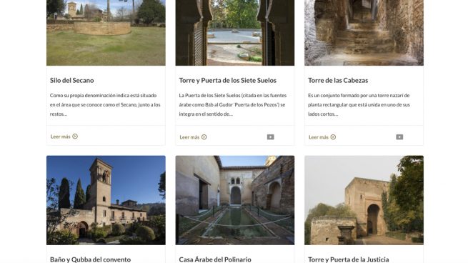 Web de 'La Alhambra oculta'.