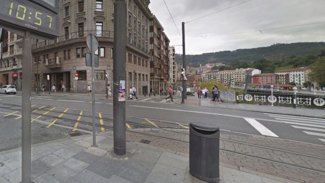 Calle Navarra con Ripa, en Bilbao.