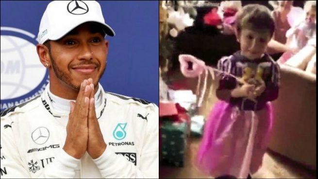 Hamilton pide perdón tras decir a su sobrino que «los niños no usan vestidos de princesas»