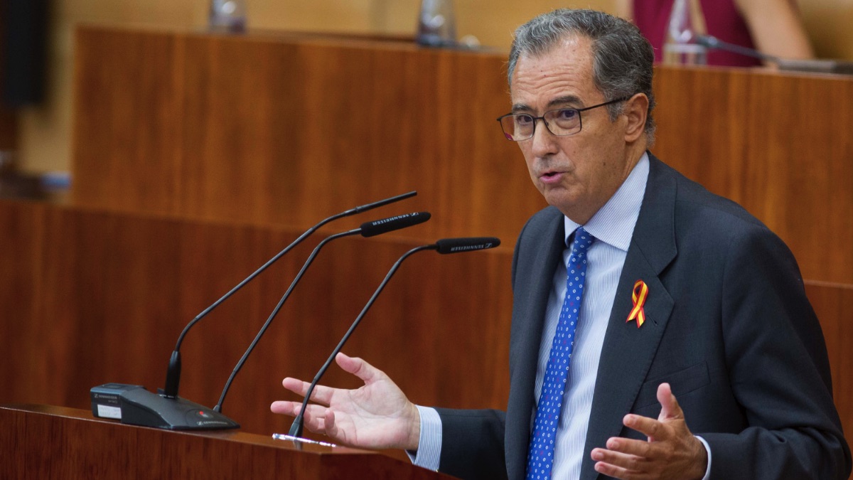 El portavoz del PP en la Asamblea de Madrid, Enrique Ossorio. (PP)