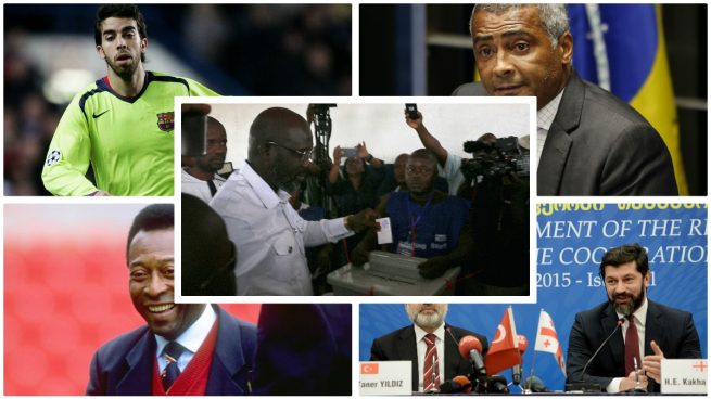 Weah y otros diez futbolistas que también se pasaron a la política