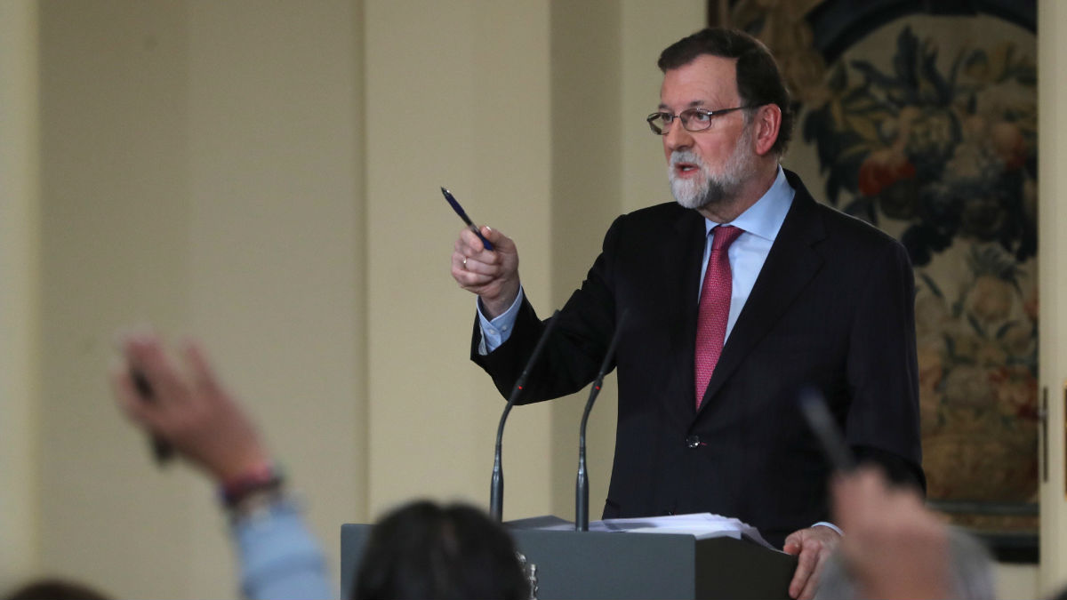 El presidente del Gobierno, Mariano Rajoy, este viernes.