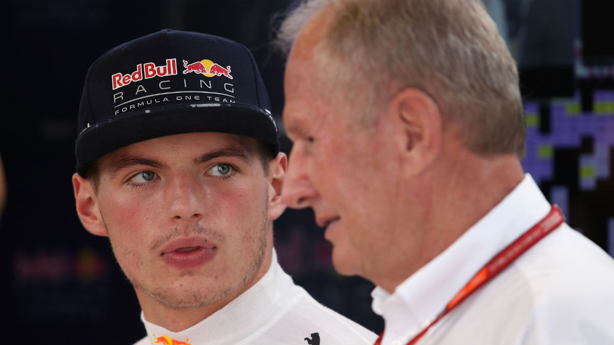 Helmut Marko ha salido al paso de las insinuaciones que afirmaban que Max Verstappen tiene un trato de favor en Red Bull, asegurando que en el equipo energético los dos pilotos tienen las mismas oportunidades. (Getty)
