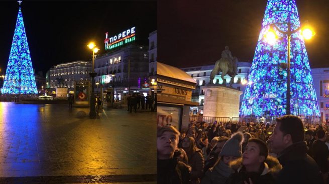 La Puerta del Sol ya vive la fiesta de la Nochevieja más segura